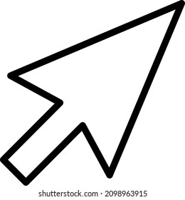 
Illustration of mouse pointer  cursor of personal computer