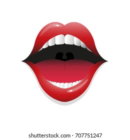 Illustration of the mouth