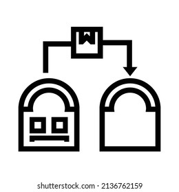 illustration of moving goods from the first warehouse to another warehouse, warehousing management