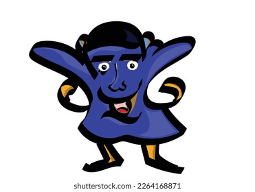 illustration Mr happy man design image