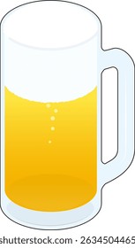 Illustration of a mug of beer