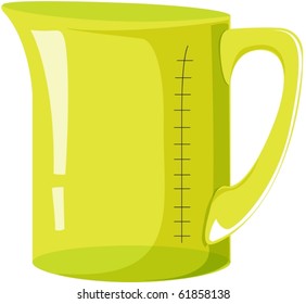 illustration of mug on a white background