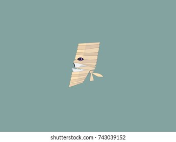 Illustration of mummy, halloween,draw