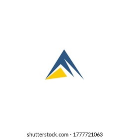 plantilla vectorial de logotipo de muntain de ilustración