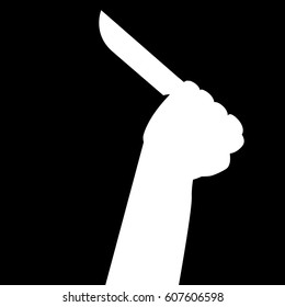 Illustration for Murder, at Black Background
