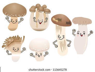 Illustration of a mushroom