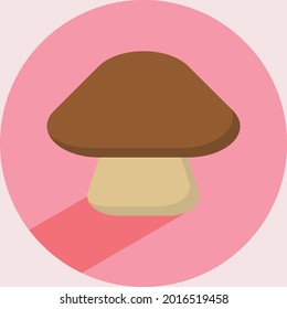 Illustration of a mushroom. good food and diet