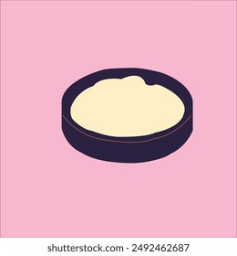 An illustration of mushroom sauce