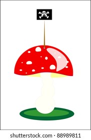 Illustration of Mushroom vector