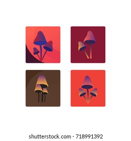 illustration mushrooms