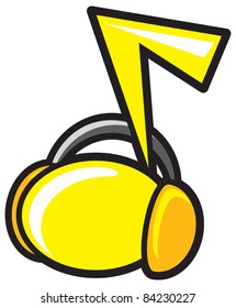 illustration of music icon