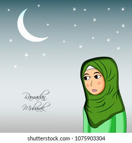 Illustration of Muslim festival Eid background