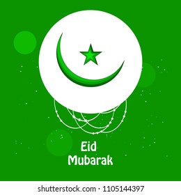Illustration of Muslim festival Eid background