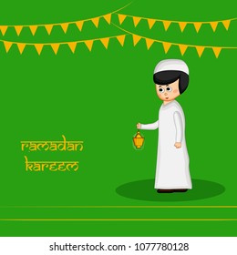 Illustration of Muslim festival Eid/Ramadan background