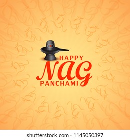 Illustration Of Nag Panchami Background.