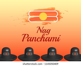 Illustration Of Nag Panchami Background.