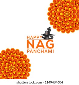 Illustration Of Nag Panchami Background.