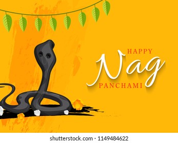 Illustration Of Nag Panchami Background.