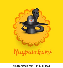 Illustration Of Nag Panchami Background.