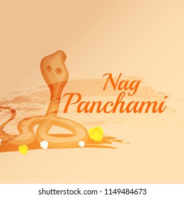 Illustration Of Nag Panchami Background.