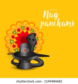 Illustration Of Nag Panchami Background.