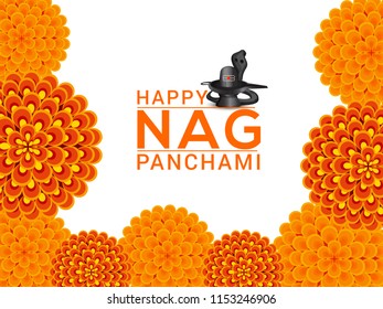 Illustration Of Nag Panchami Background.