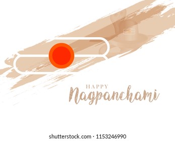 Illustration Of Nag Panchami Background.
