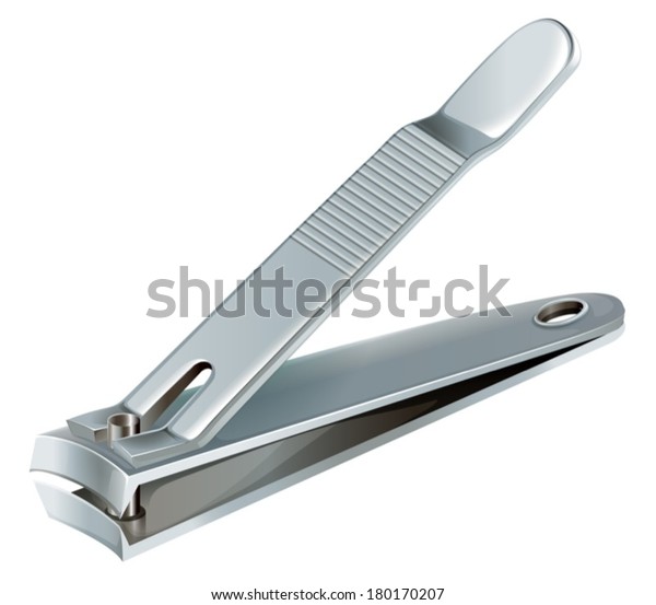 Illustration Nail Cutter On White Background Stock Vector (Royalty Free ...