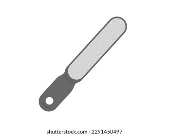 Illustration of a nail file.