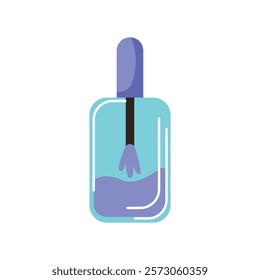 Illustration of Nail Polish Bottle