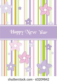 illustration of nappy new year 2011 wallpaper