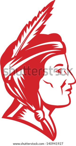 Download Illustration Native American Indian Squaw Woman Stock ...