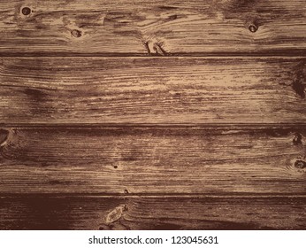 Illustration of the Natural Dark Wooden Background