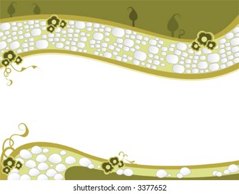Illustration of natural elements in Landscape scenic