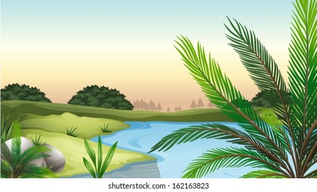 Illustration of the natural resources
