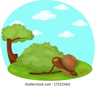 illustration of natural view 