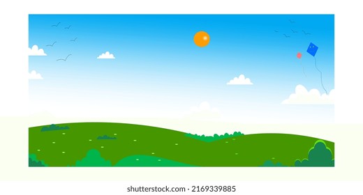 ILLUSTRATION OF NATURAL VIEWS VECTOR