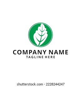 ilustración plantilla de logotipo Escudo de la naturaleza .