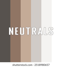 The Illustration of Neutral Color Element