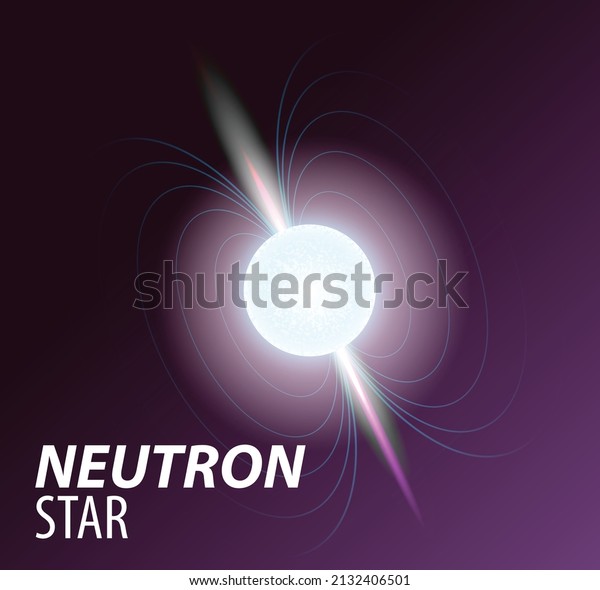 illustration of Neutron star -\
vector