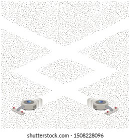 Illustration of a new cleaning Robot