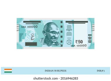 Illustration of New Indian Currency