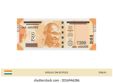 Illustration of New Indian Currency