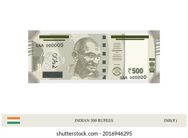 Illustration of New Indian Currency