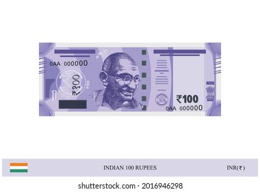 Illustration of New Indian Currency