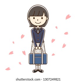 Illustration of new student.