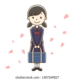 Illustration of new student.