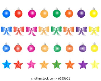 Illustration of New Year decoration