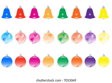 Illustration of New Year decoration