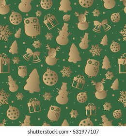 illustration of new year pattern
